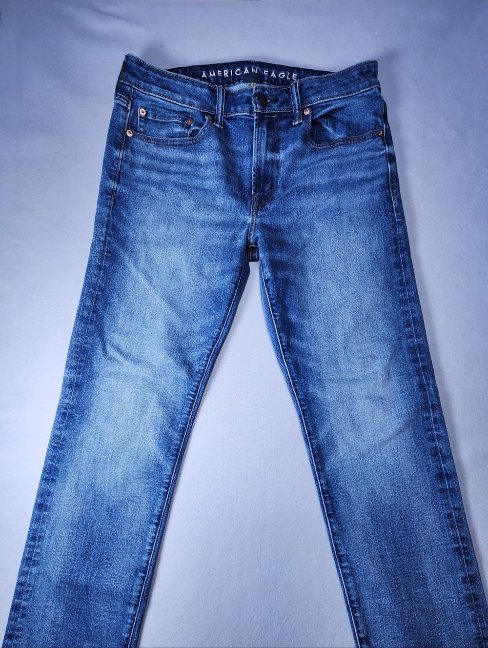 American Eagle Outfitters Men’s Straight Jeans - Blue Wash